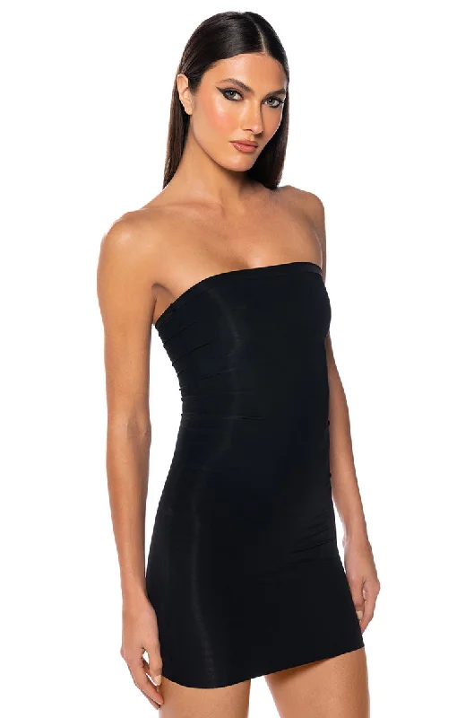 Trendy Looks SECOND SKIN STRAPLESS MINI DRESS