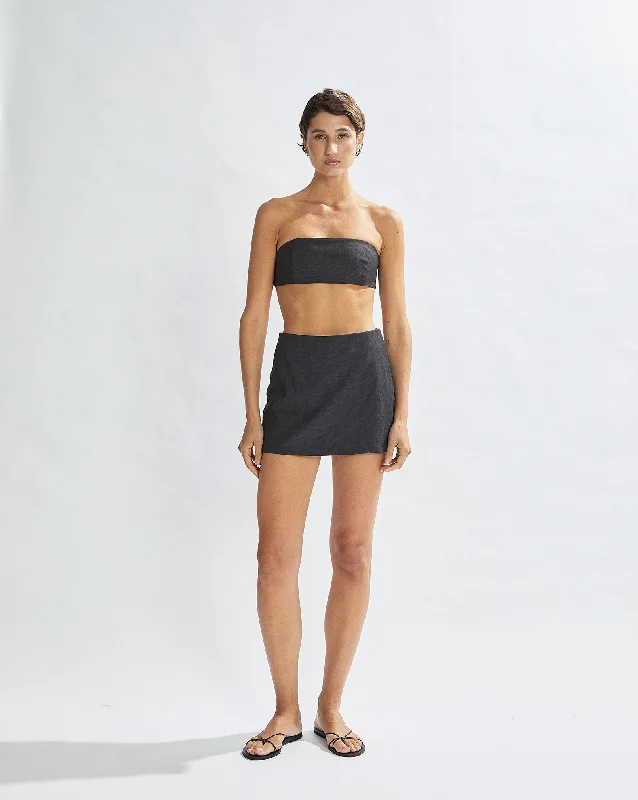 Cozy Knits Benny Skort Dark Grey