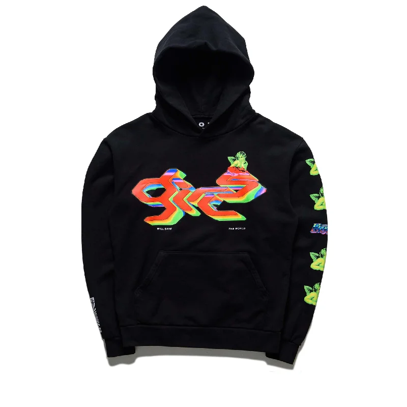 Relaxed Fit Wear Always On Tour Girls Hoodie - Black