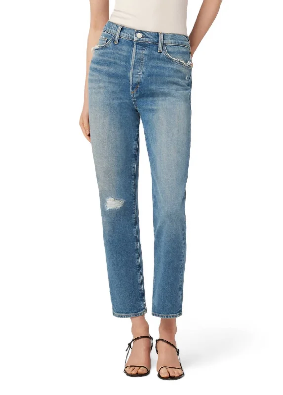 Weekend Comfort Wear Honor High Rise Vintage Straight Ankle Jean In Big L
