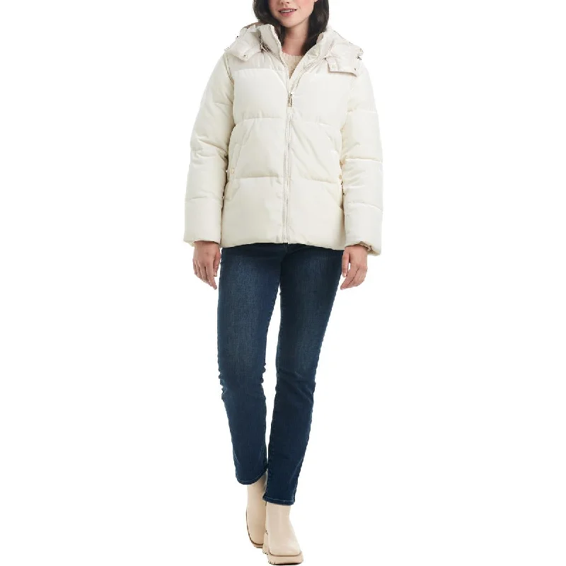 Comfortable Lounge Wear Vince Camuto Womens Cold Weather Cozy Puffer Jacket