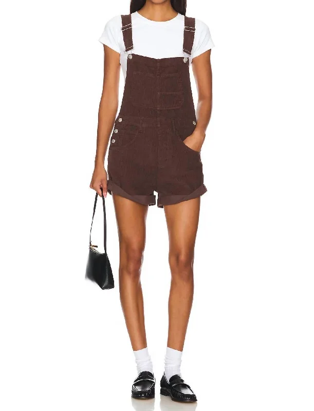 Modern Chic Ziggy Cord Shortall In Barnwood