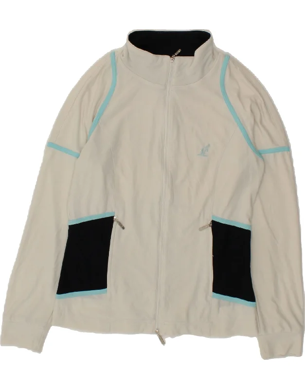 Comfortable Tops AUSTRALIAN L'ALPINA Womens Tracksuit Top Jacket IT 44 Medium White