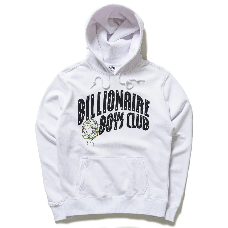 Soft Looks Billionaire Boys Club Confetti Helmet Hoodie - White