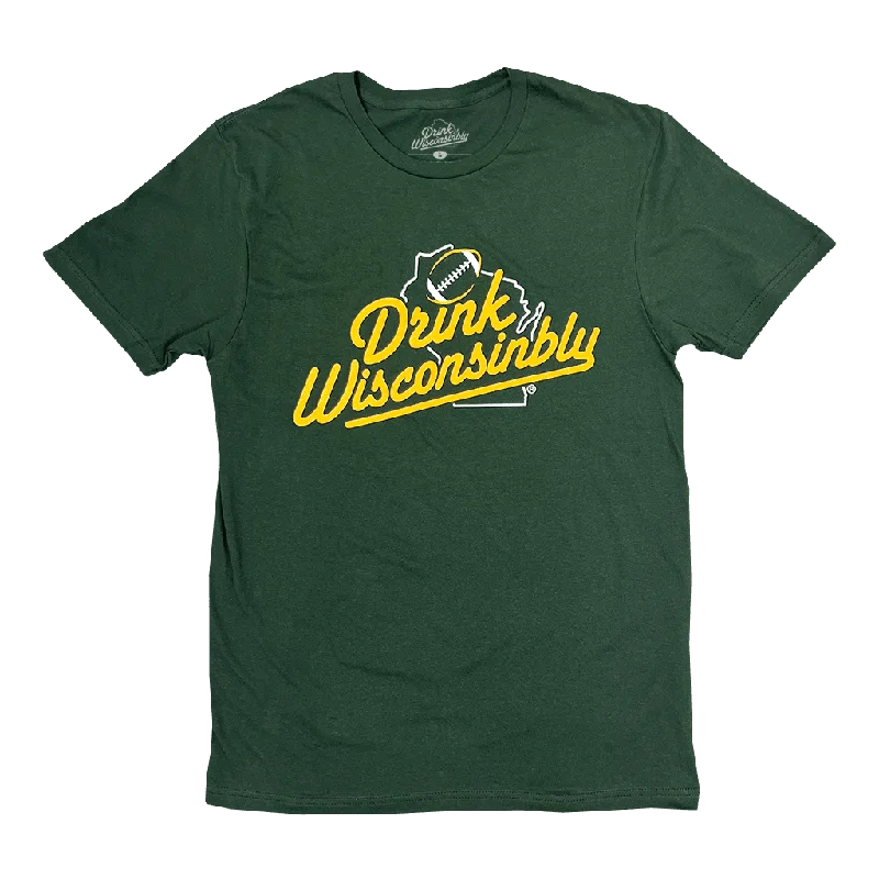Cozy Outerwear Green "Football" T-Shirt