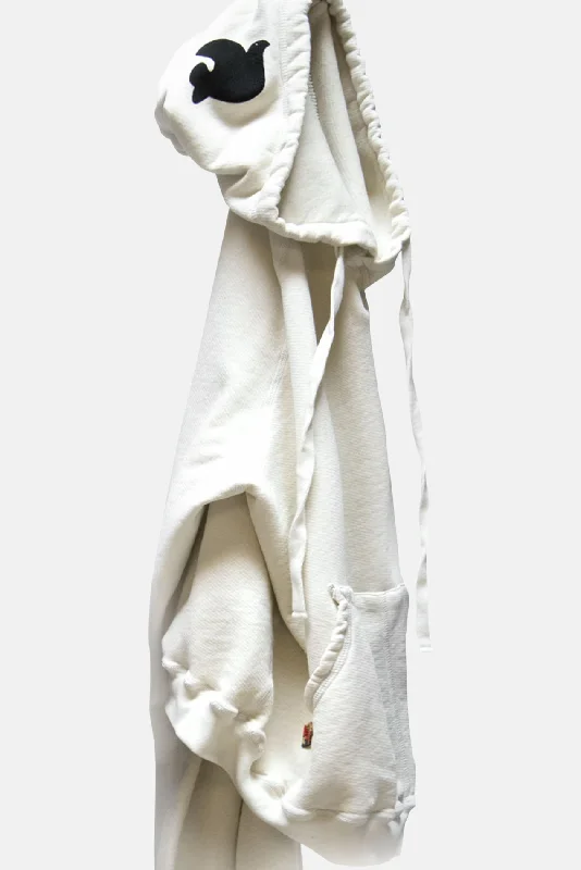 Urban Chic FreeCity SuperYumm Oversized Big Hoodie Bones