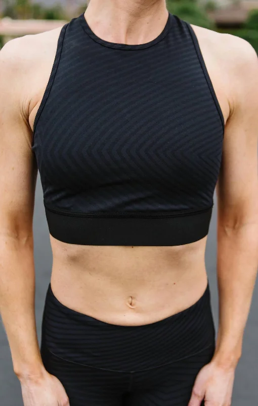 Soft Comfort Wear Energy Shield Bralette In Black