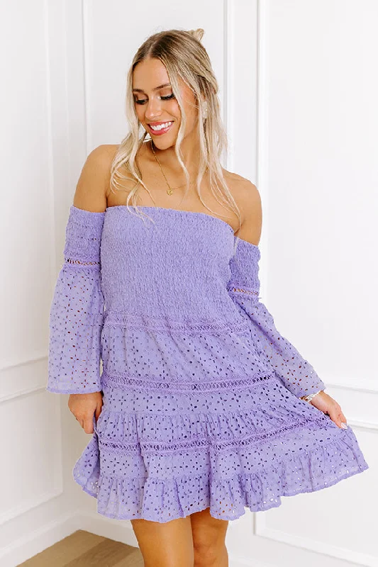 Cozy Lifestyle These Are The Days Eyelet Dress