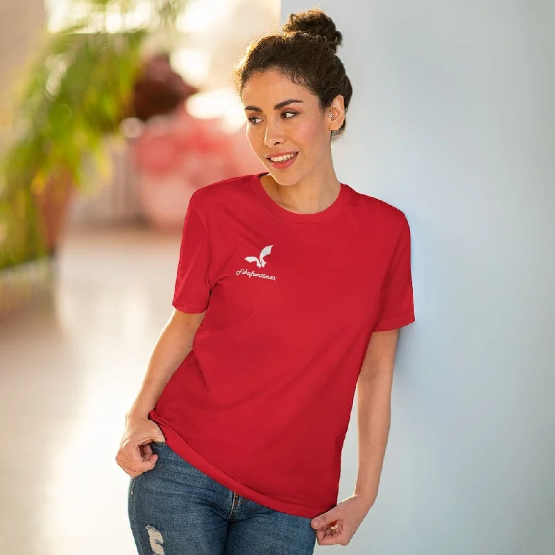 Cozy Fashion Trends Organic Fikafuntimes Printed Unisex Crew Neck Sports T-Shirt