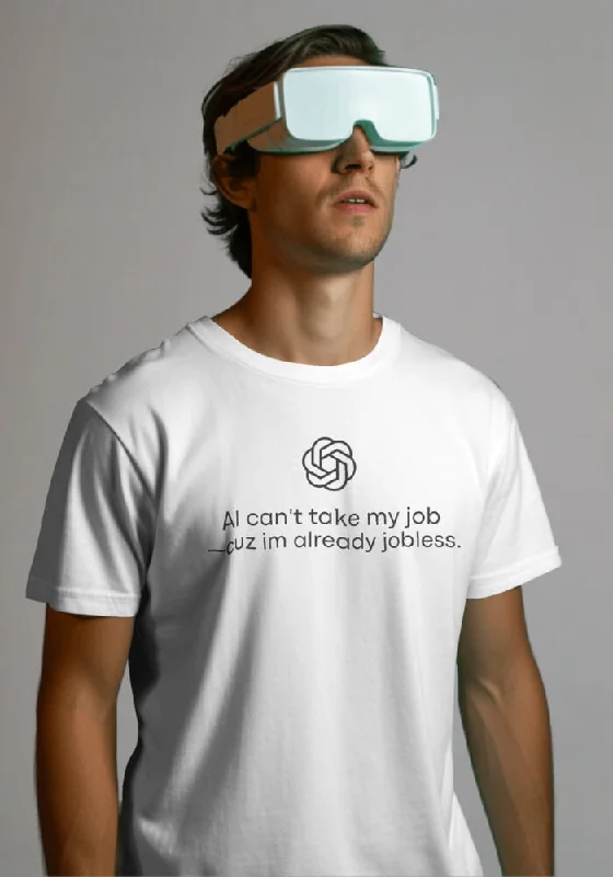 Comfortable Lifestyle AI Can't Take My Job Tee