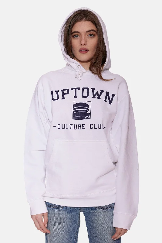 Simple Chic Culture Club Hoodie White