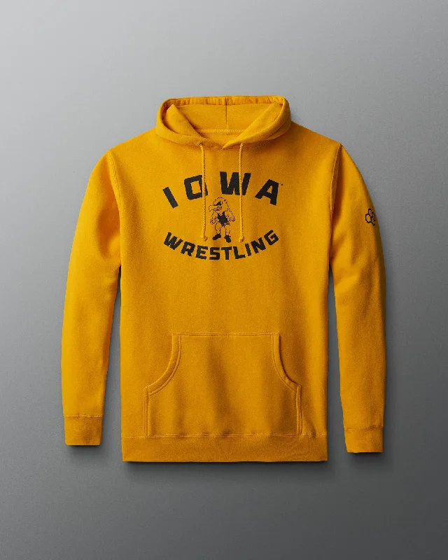 Simple Chic Iowa Wrestling Throwback Hoodie