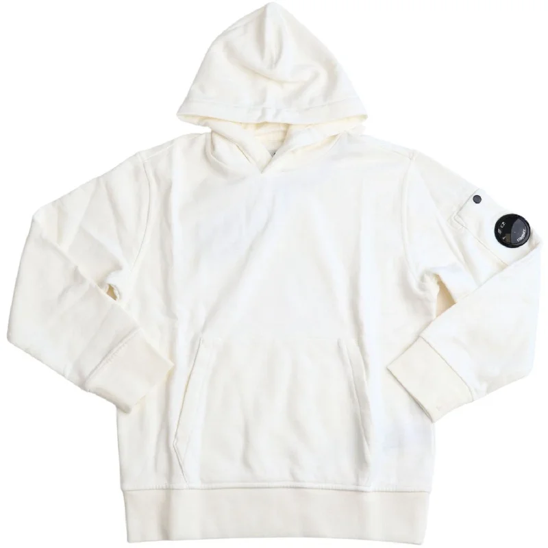 Cozy Lifestyle C.P. Company Gauze White Sweatshirt W/Hood