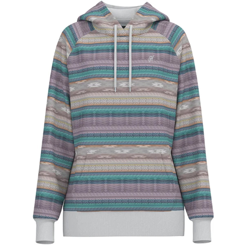 Trendy Layers Hooey Women's Purple Serape "Legendary Hoodie"