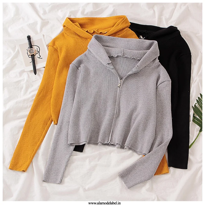 Cozy Chic Trends Tolio Cropped Hoodie