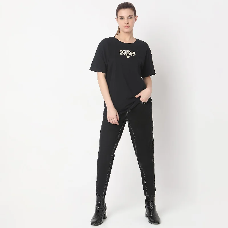 Light Layers Oversize Graphic T-Shirt