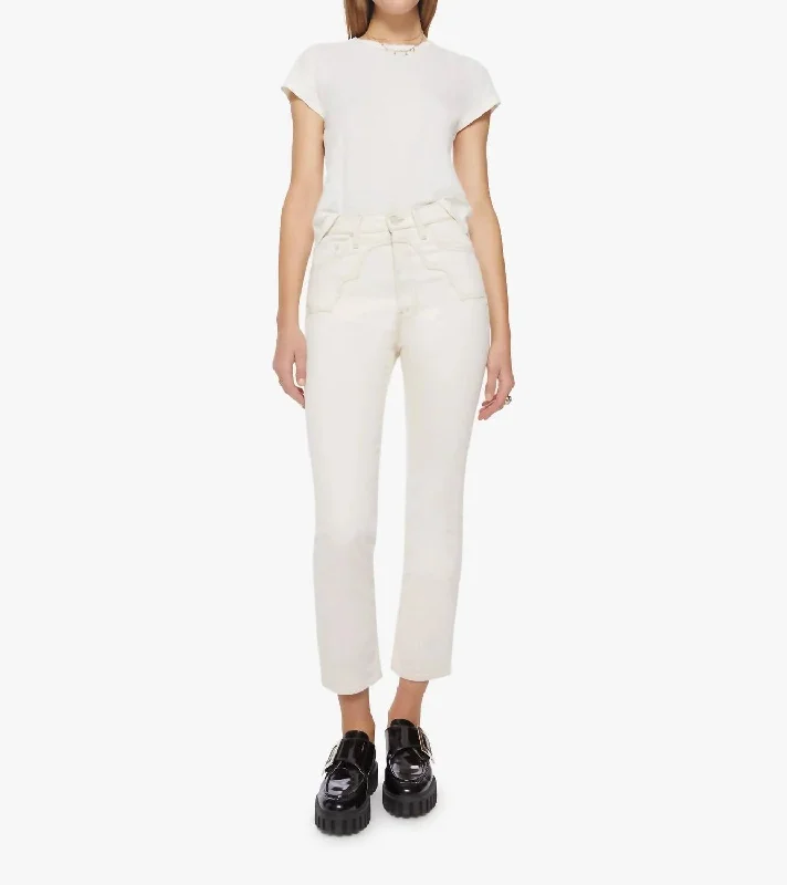 Light Fit Buckle Bunny Rider Ankle Jeans In Act Natural