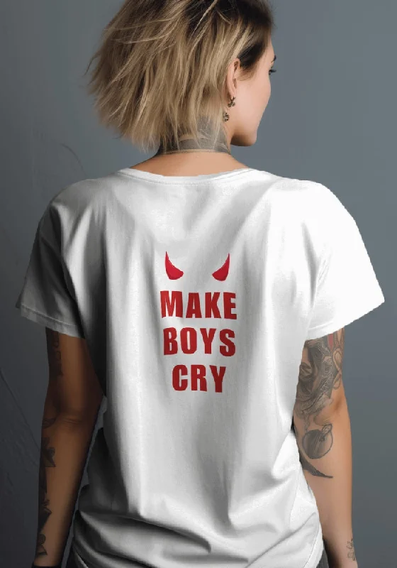 Casual Chic Looks Make Boys Cry Tee