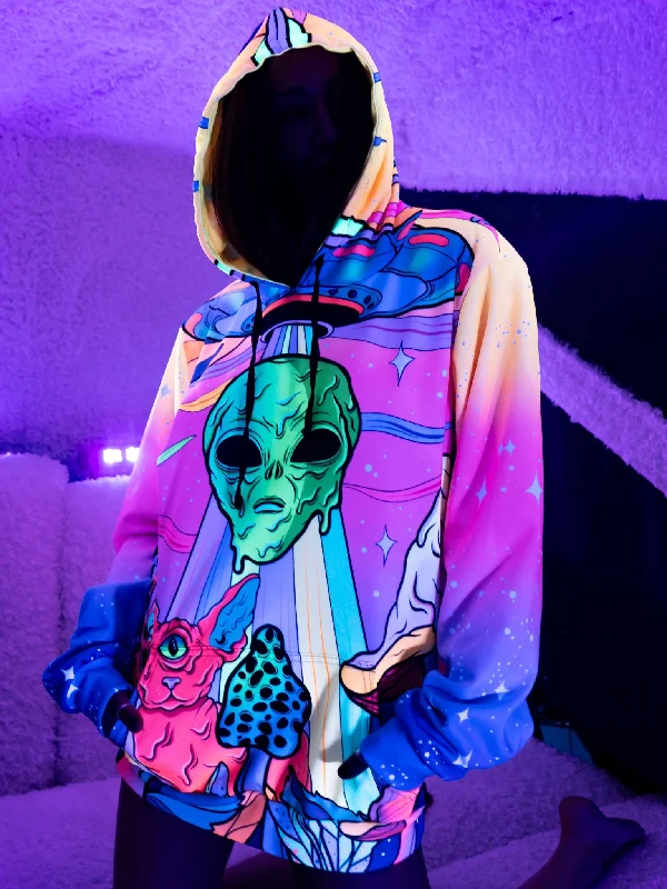 Sporty Wear Neon Alien Invasion (Dawn) Unisex Hoodie