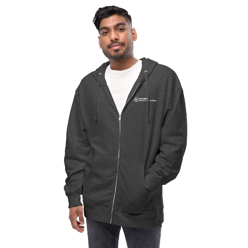 Casual Fit Wear JJM Unisex fleece zip up hoodie