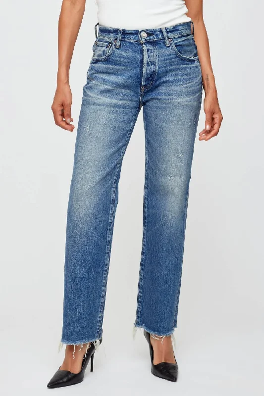 Simple Comfort Morriston Straight Jeans In Blue