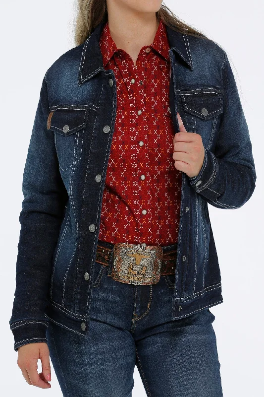 Versatile Casuals Cinch Women's Denim Trucker Jacket