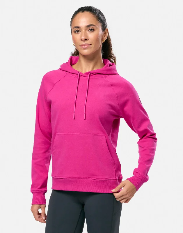 Soft Tops Chill Patch Hoodie in Electric Berry