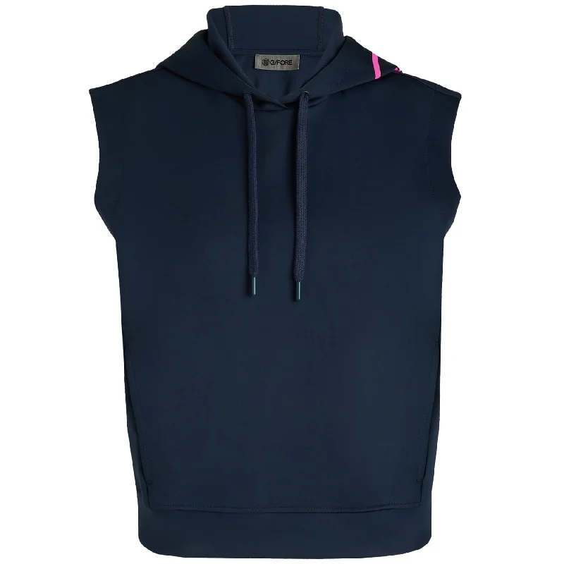 Versatile Comfort Wear Womens Pray For Birdies Cropped SL Hoodie Twilight - SS25