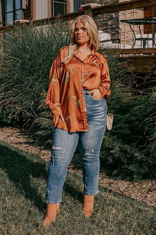 Urban Chic Risen The Hartlen High Waist Distressed Jean Curves