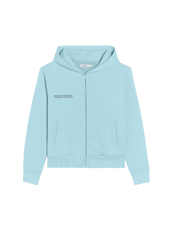 Simple Chic 365 Zipped Hoodie—celestial blue
