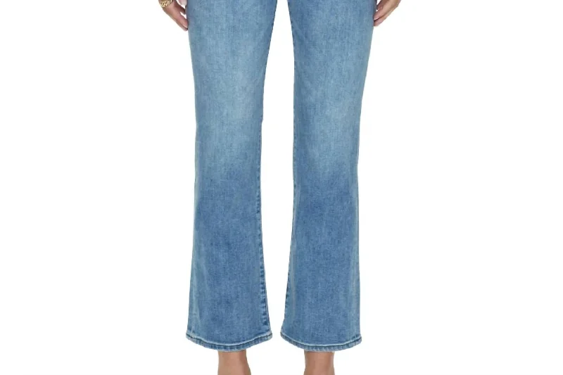 Stylish Fit Lennon High Rise Crop Boot Jeans In London Vintage