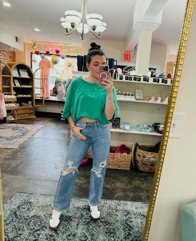 Comfortable Lounge Wear Karley High Rise Jeans