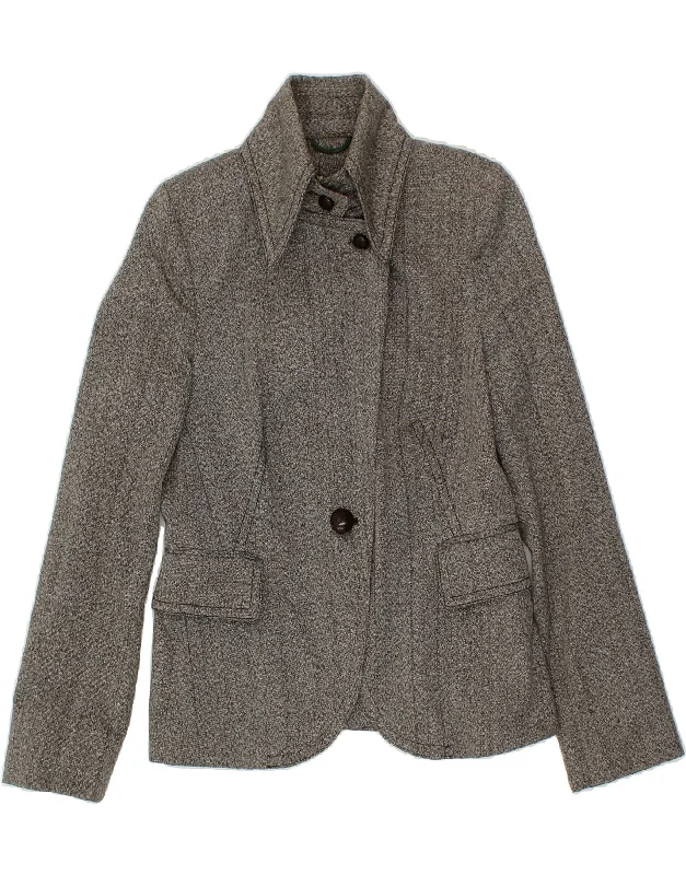 Relaxed Fits DRYKORN Womens Blazer Jacket US 4 Small Grey Cotton