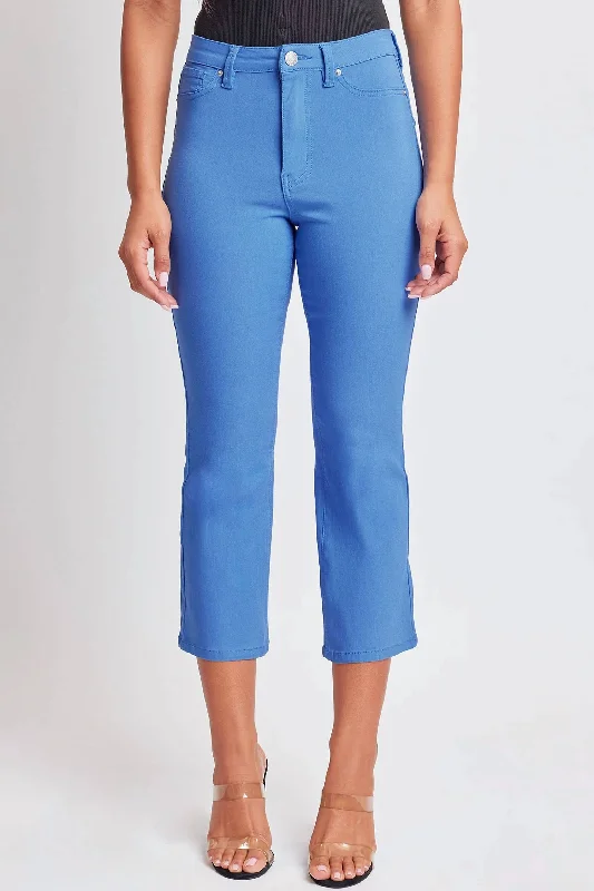 Comfortable Fitwear Missy High-Rise Hyperstretch Wide Leg Jeans In Blue Bay