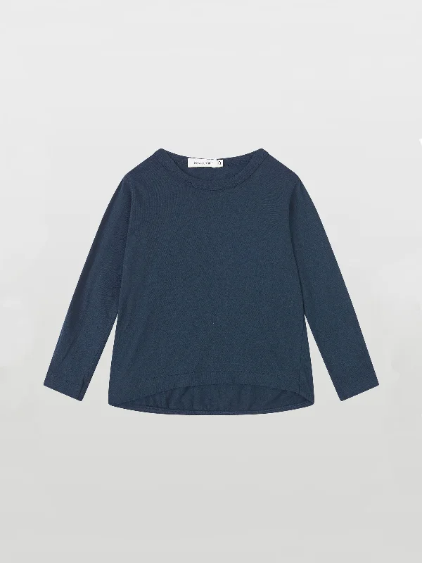 Versatile Outfits mini french seam long sleeve t.shirt