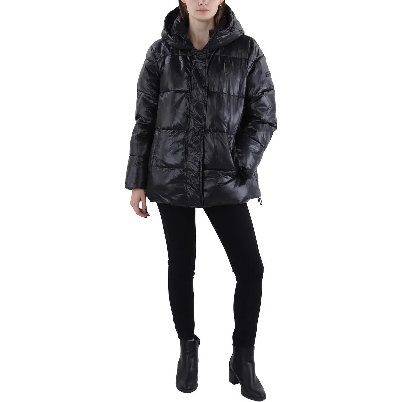 Urban Chic Vince Camuto Womens Hooded Cozy Parka Coat