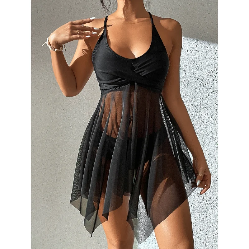 Easy-to-Wear Fashion Plus Sizes Two Pieces Women Swimsuits