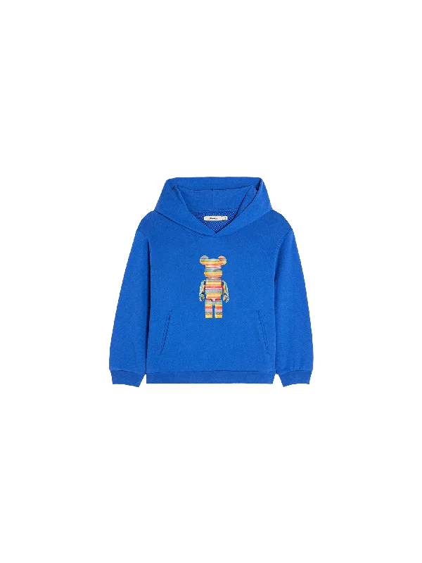 Comfortable Tops Pangaia x Haroshi BE@RBRICK™ Kids Hoodie—cobalt blue