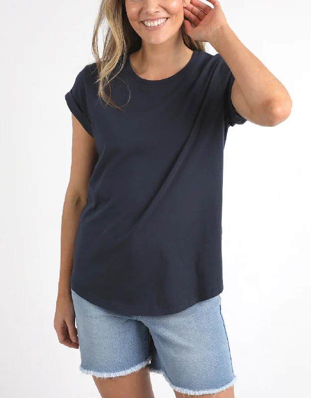 Trendy Layers Manly Tee - Navy