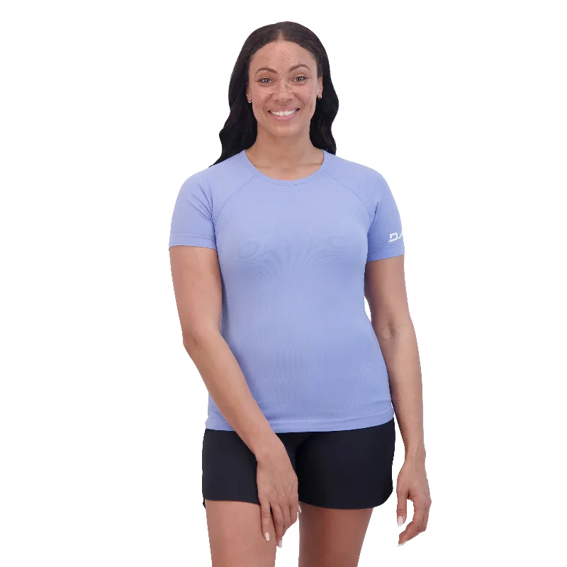 Cozy Fashions Seamless Tee Women's - Hydrangea