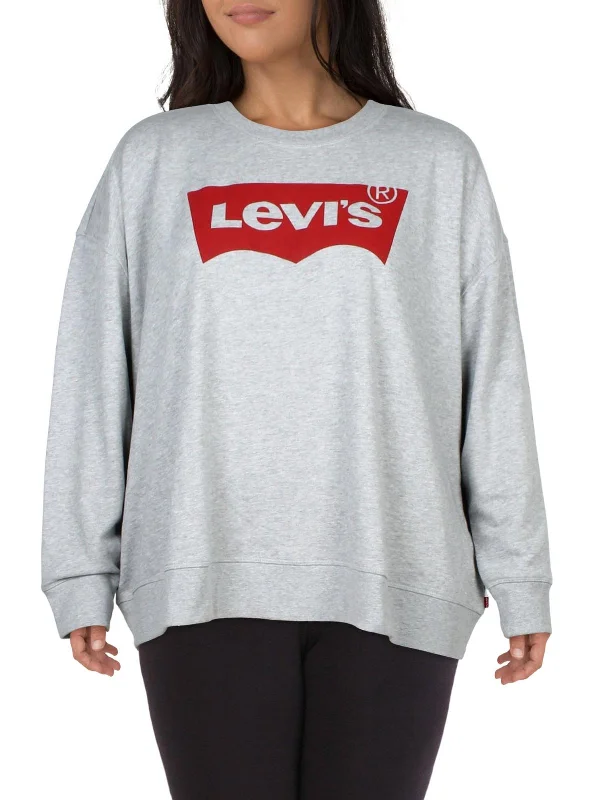 Stylish Fit Plus Womens Trendy Long sleeves Sweatshirt