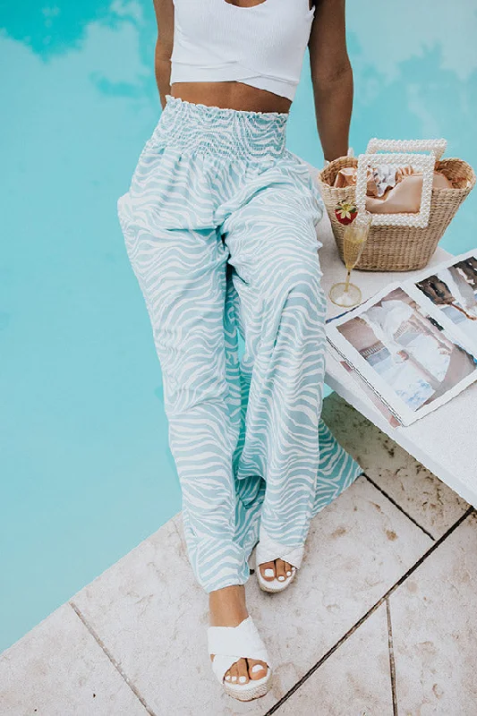 Stylish Casuals Non-Stop To Paradise Pants in Limpet Shell
