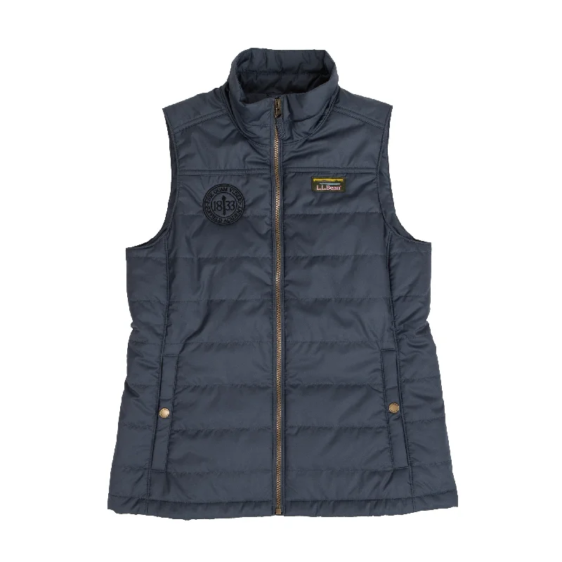 Cozy Essentials Wear LL Bean Women's Gunmetal Gray Puffer Vest