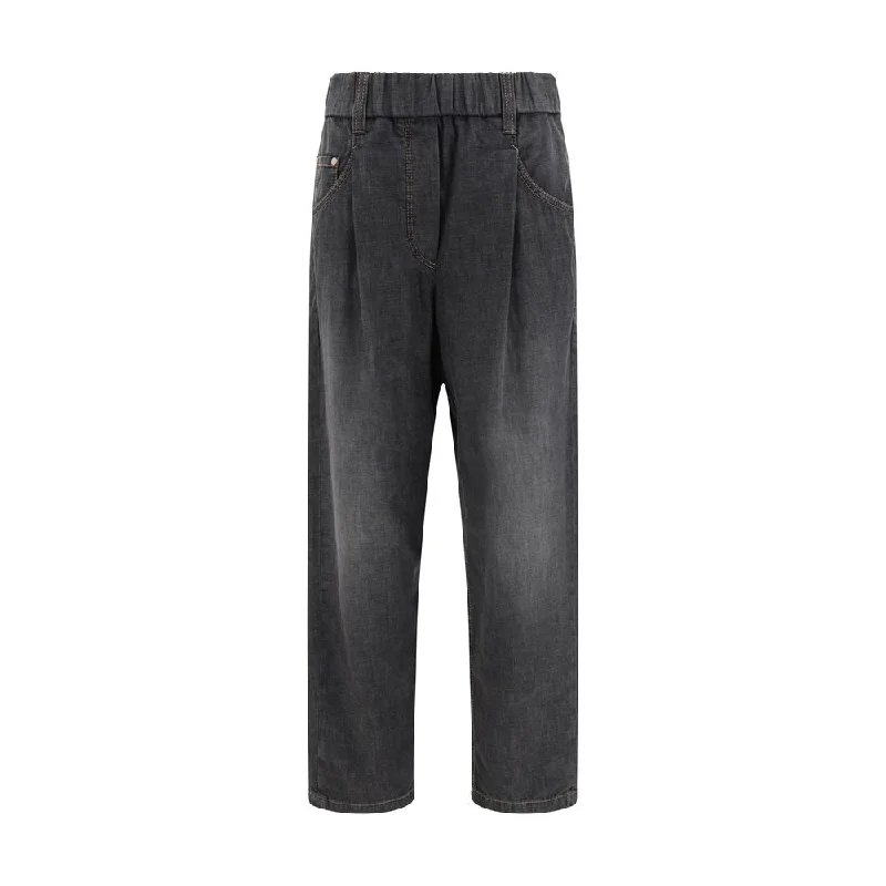 Light Dressing Brunello Cucinelli Elasticized waistband Women's Jeans