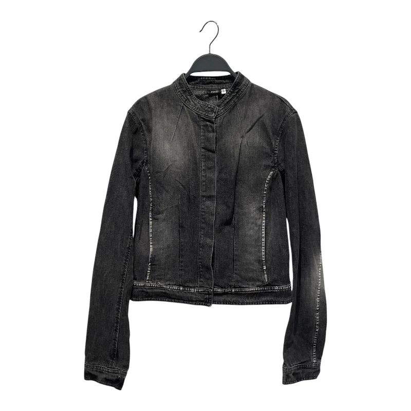 Relaxed Chic Ferre/Denim Jkt/L/Denim/BLK/