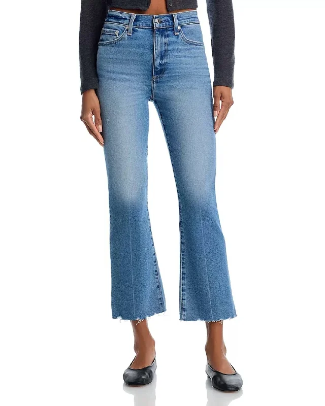 Effortless Dressing Lennon High Rise Bootcut Jeans In Rhythm Vintage