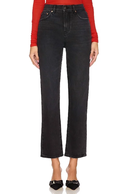Soft Wearables Bri High Rise Slim Jeans - Lodge