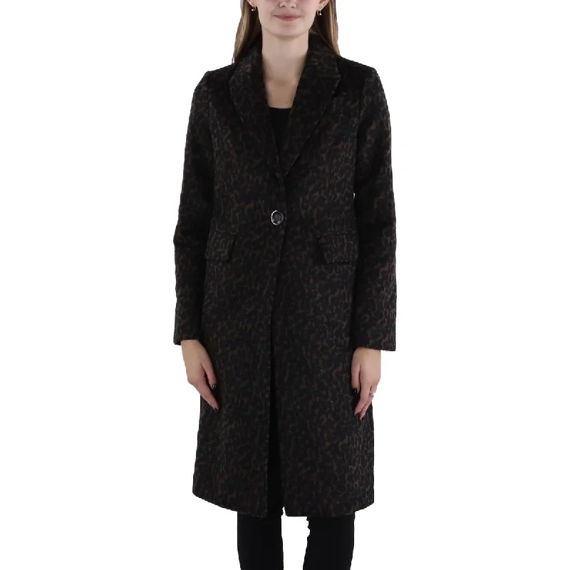 Everyday Outfits Tahari Womens Wool Blend Cold Weather Overcoat