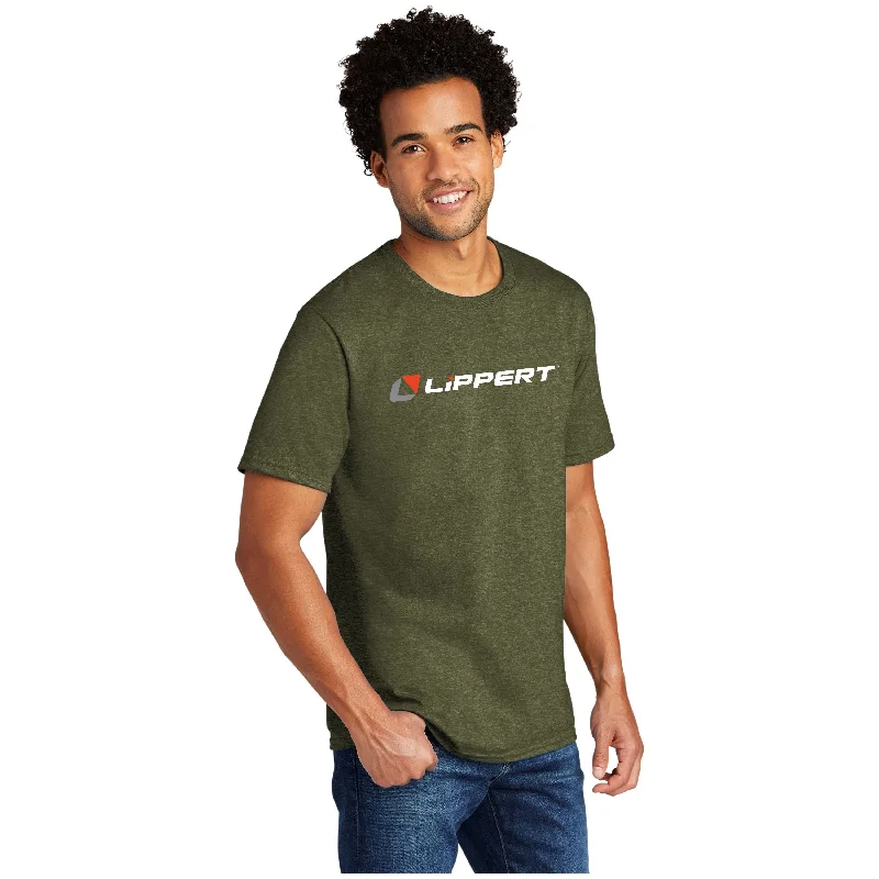 Relaxed Fashion T-Shirt - Soft Style Olive Green