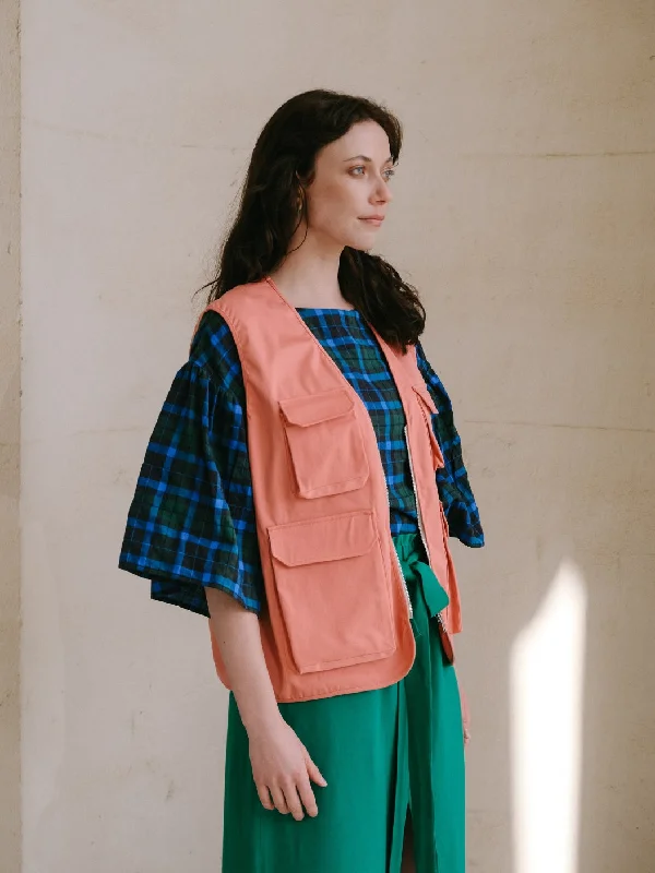 Simple Looks Notches Benly Utility Vest